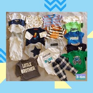 Bundle of clothing for baby boy 3-6 months